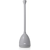 OXO Good Grips Toilet Plunger with Holder - Gray 6.3 x 24