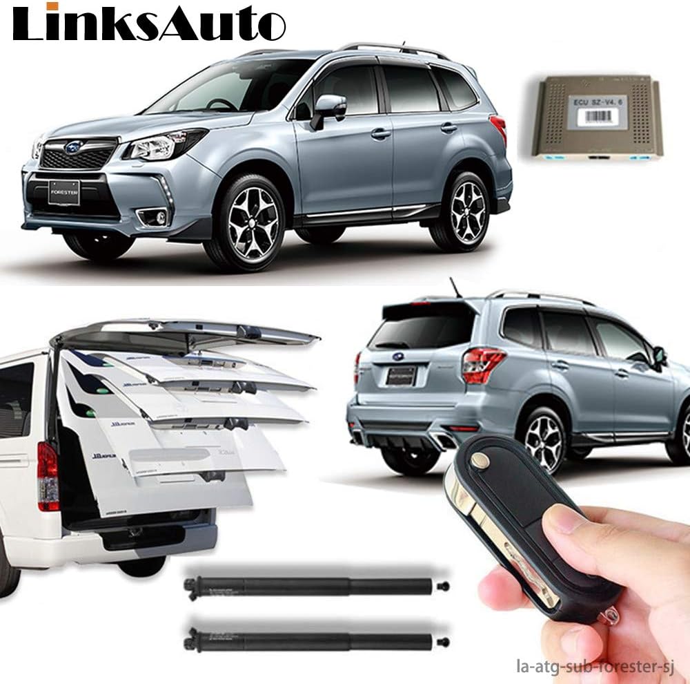 Amazon Subaru Forester Sj 12 17 Linksauto電動パワーバックドアキットが登場 待望のパワーゲート スライドドア ダンパー トランク 自動開閉 リモコン操作 オート パワー パワーリアゲート オートテールゲート バックドア 車 バイク