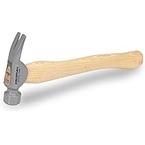 VAUGHAN DF Series 16 oz Framing Hammer, Smooth Face, Hickory