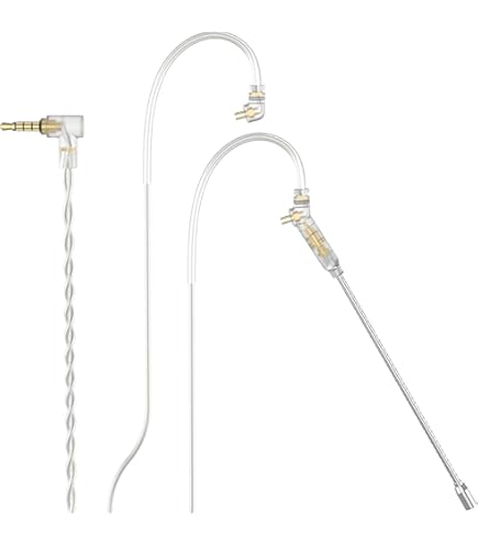 Amazon.com: Cubilux 3.5mm MMCX Cable with Boom MIC, MMCX