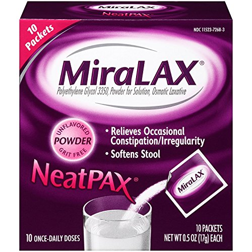 Buy MiraLAX Single Dose Sachets, 10 Count 2 Boxes Online at Lowest