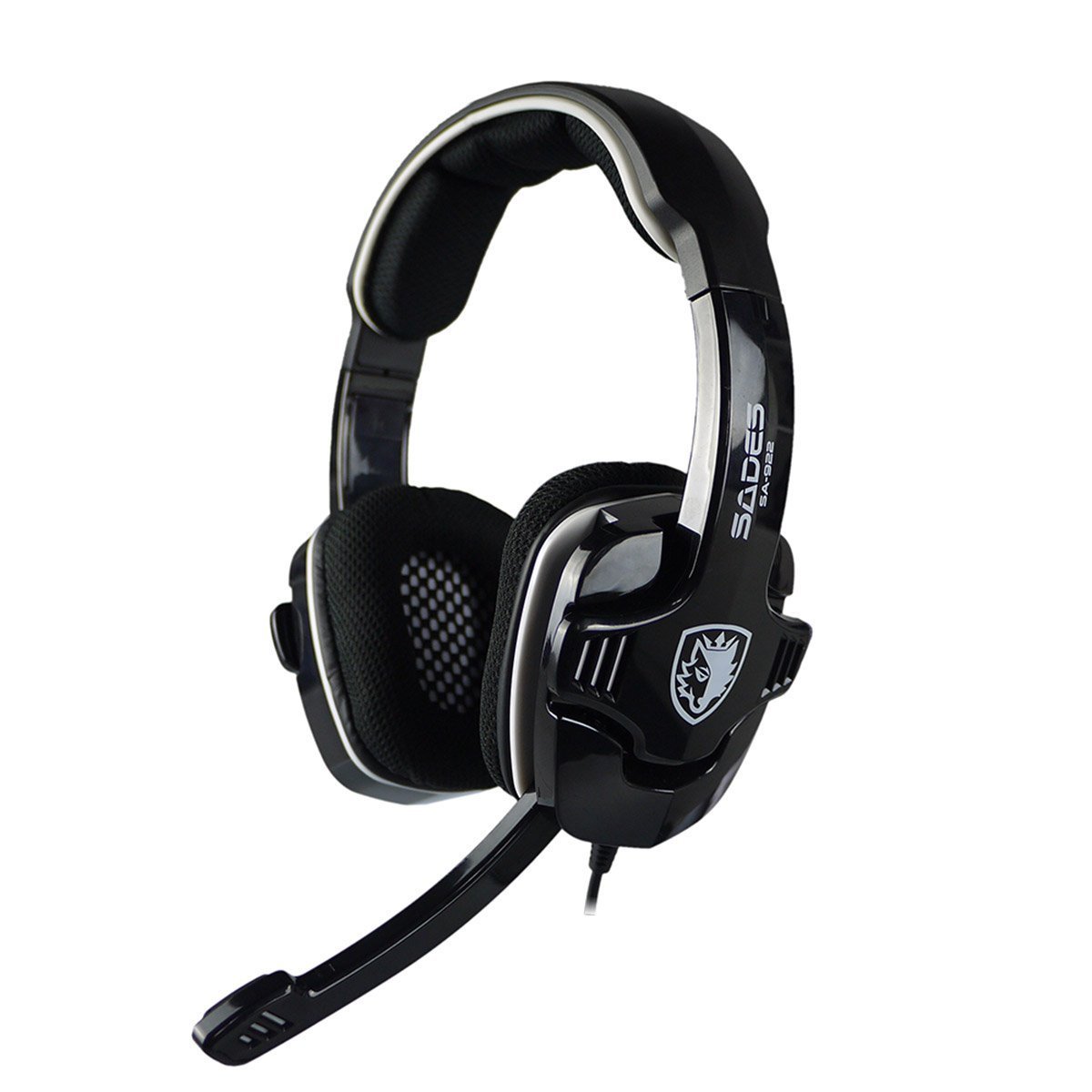 Sades SA-922 Multiplatform Gaming Headset - Black/White