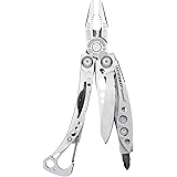 LEATHERMAN, Skeletool Lightweight Multitool with Combo Knife and Bottle Opener, Stainless Steel with Nylon Sheath