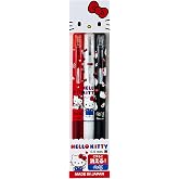 Sanrio Friction Ball Knock 3-Pen Set 0.5mm Black