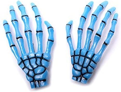 Amazon Co Jp ノーブランド ハロウィン ヘアクリップ ヘアピン コスプレ 仮装 パーティー 前髪 髪飾り 可愛い ゾンビ スケルトン 手骨爪 ヘアピン ホーム キッチン