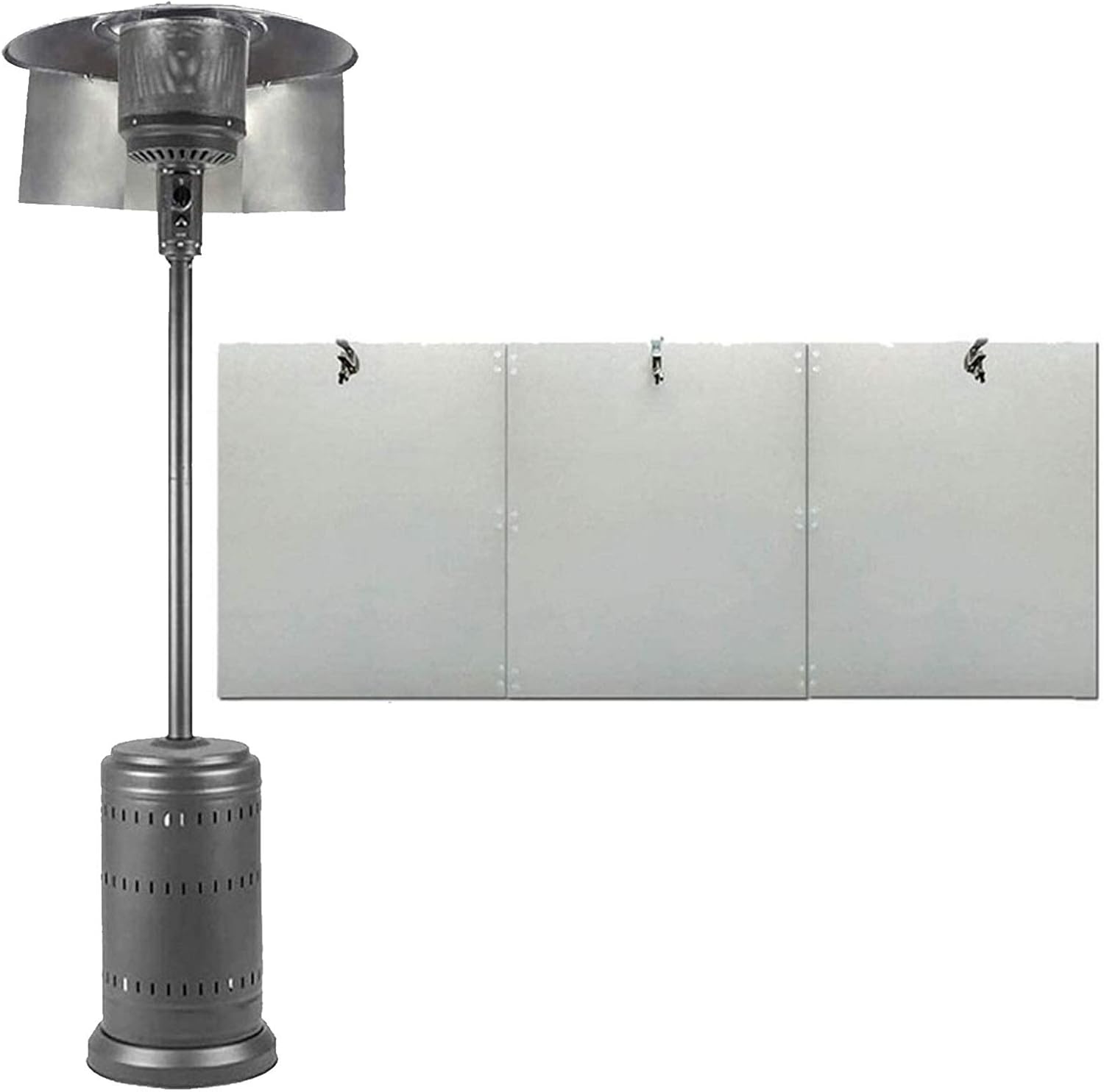 ELIX Patio Heater Reflector, Adjustable Stackable Heat