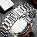 Watches Mens Sports Chronograph Waterproof Analog Quartz Watch with Black Leather Band Fashion Watch Women Watches (K-Rose Black)