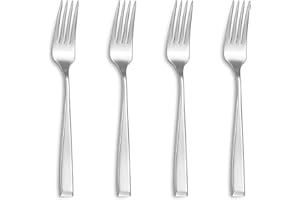 Royalrose Alexander Fine Forks, Set of 4, 18/10 Stainless Steel, Well Made, Dishwasher Safe, Heavy Duty Fork (7.3" Salad Fork