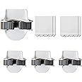 Broom Holder Wall Mount Command Broom And Mop Grippers, 2 Hangers And 4 Command Strips, Damage-Free Hanging Wall Mount Broom And Mop Holder, Household Cleaning Organizer For Organization And Storage, Holds Up