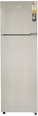Haier 278 L 3 Star ( 2019 ) Frost-Free Double-Door Refrigerator (HEF-27TSS, Shiny Steel ,Convertible)