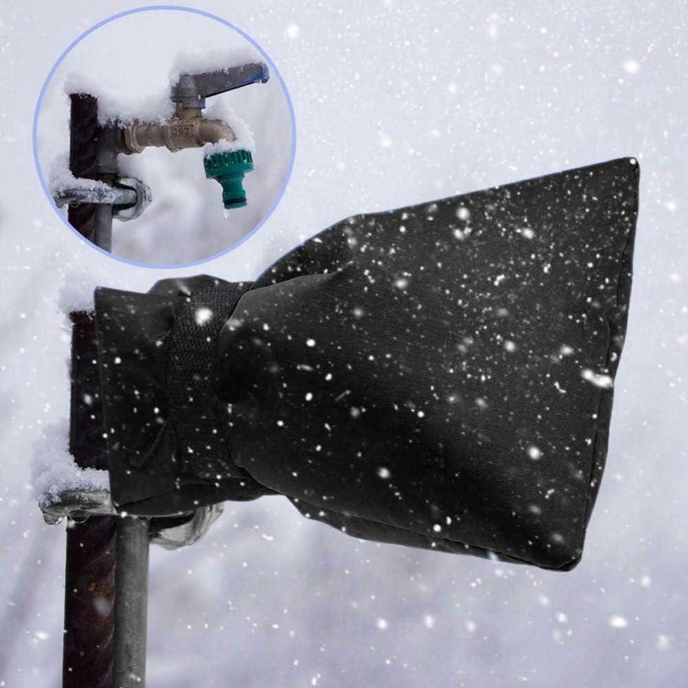 RIJAHO Outdoor Faucet Cover, Thickened Outdoor Tap Cosy Jacket for Winter, Insulated Waterproof Thermal Tap Protector, 2 Pack : Garden & Outdoor