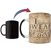 Morphing Mugs Harry Potter - Hogwarts Marauder's Map - I Solemnly Swear - 11 oz Heat Sensitive Mug – Image Revealed With HOT Liquid added! - Officially Licensed Collectible