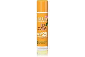 Alba Botanica Moisturizing Sunscreen Lip Balm Spf 25 0.15 oz