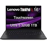 Lenovo ThinkPad L16 Business AI PC Laptop (16" FHD+ Touchscreen, Intel Ultra 5 225U (> Ultra 7 155U), 32GB DDR5, 1TB SSD), Premium E16, IPS Anti-Glare, 2X Thunderbolt 4, Numeric Keypad, Win 11 Pro