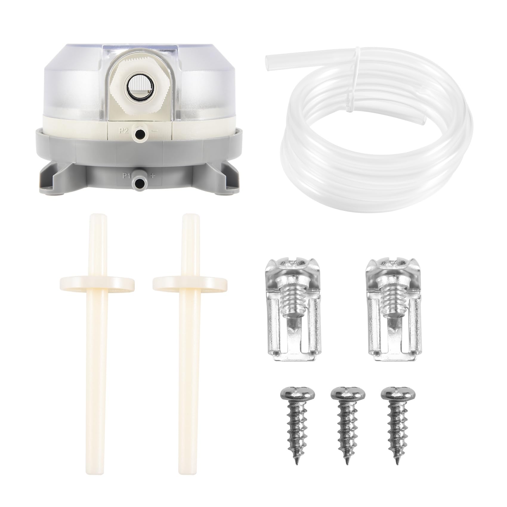 Kopinma Advanced Air Differential Pressure Switch 20-200Pa, Adjustable Flow Control for Ventilation and HVAC Systems, Overheat and Frost Protection