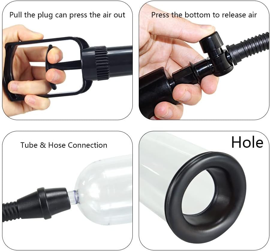 Men's Growth Pump with Strong Suction Vacuum Pump with ED Screen Powerful photo 6
