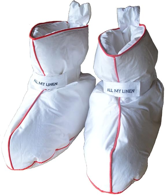 Down Filled Duvet Slipper Boots, All My Linen Brand (Large Fits UK