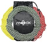 Raqpak Reflective Cord 100 Feet Long Tent Guyline Rope with Carry Pouch (Green)