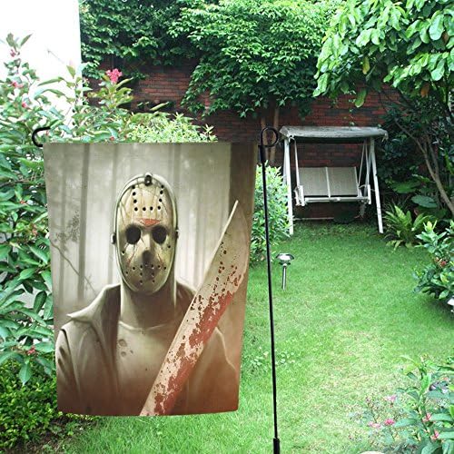 Jason Voorhees Friday the 13th for Halloween Event Garden Flag 12" x 18"