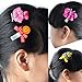 Hair Bows, 15PCS Animal Pattern Hair Clips, Boutique Handmade Grosgrain Ribbon No Slip Grip Metal Barrette for Girls Babies Children Hair Accessories, Unique Cute Hairpins