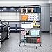 LANGRIA 6 Tier Wire Shelving Garage Shelving Storage Rack Metal Shelves, Heavy Duty Commercial Metal Wire Shelving Unit Black