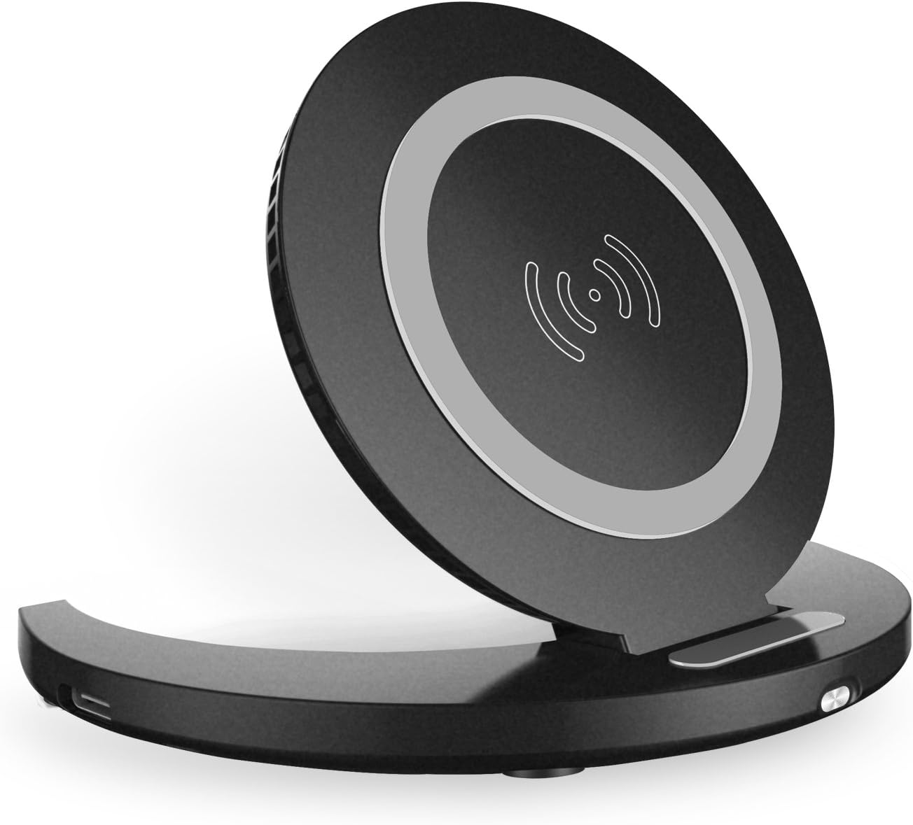 VIVK Wireless Charger,Ultra-Slim Wireless Charging Pad Fast Charging Pad Compatible Phone X/8 Plus/8 Samsung Galaxy S9/S9 Plus/S8 Plus/S8/Note 8/9 and More (No AC Adapter)