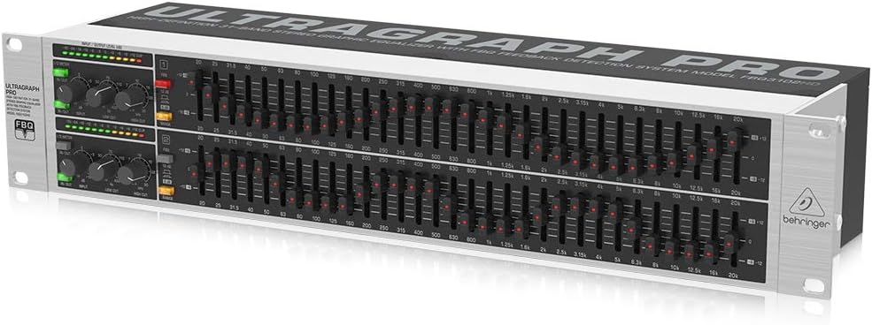 Behringer ULTRAGRAPH PRO FBQ3102HD High-Definition 31-Band Stereo Graphic Equalizer with FBQ Feedback Detection System - Image 4