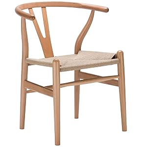 Poly and Bark Weave Chair in Natural