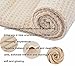 KinHwa Makeup Remover Cloth Reusable Natural Face Cloth Ultra Soft Chemical-free 13inch x 13inch 12pack Cream