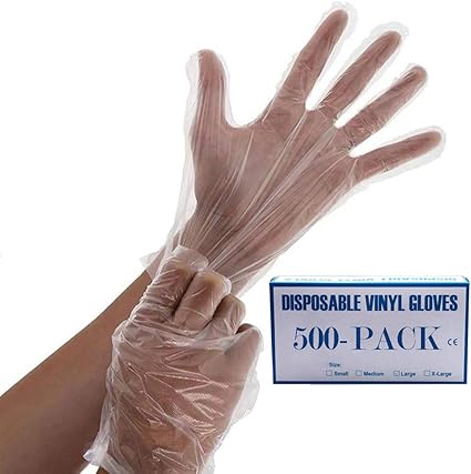 baby plastic gloves