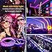 SOLMORE LED Strip Lights Sync to Music 16.4Ft/5M RGB Led Lights Kit SMD5050 300 LED Strip Remote Control Waterproof Led Lights Strip Rope Lights with 12V 5A Power for Home Party Bar Wedding