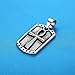 LineAve Men's Stainless Steel Egyptian Ankh Cross Pendant Necklace, 23 + 2