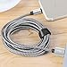 iPhone Charger, AKEDRE 4Pack [10 /6.6 / 3.3 /3.3 ] Foot  Durable Nylon Braided Lightning Cable Charger for iPhone 8/8 Plus/7/7 Plus/6/6s/6 Plus/6s Plus/5/5c/5s/SE,iPad iPod Nano iPod Touch(Gray)