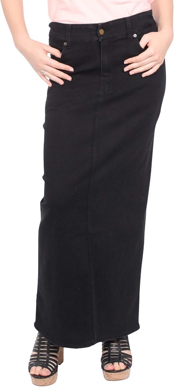 amazon ladies denim skirts