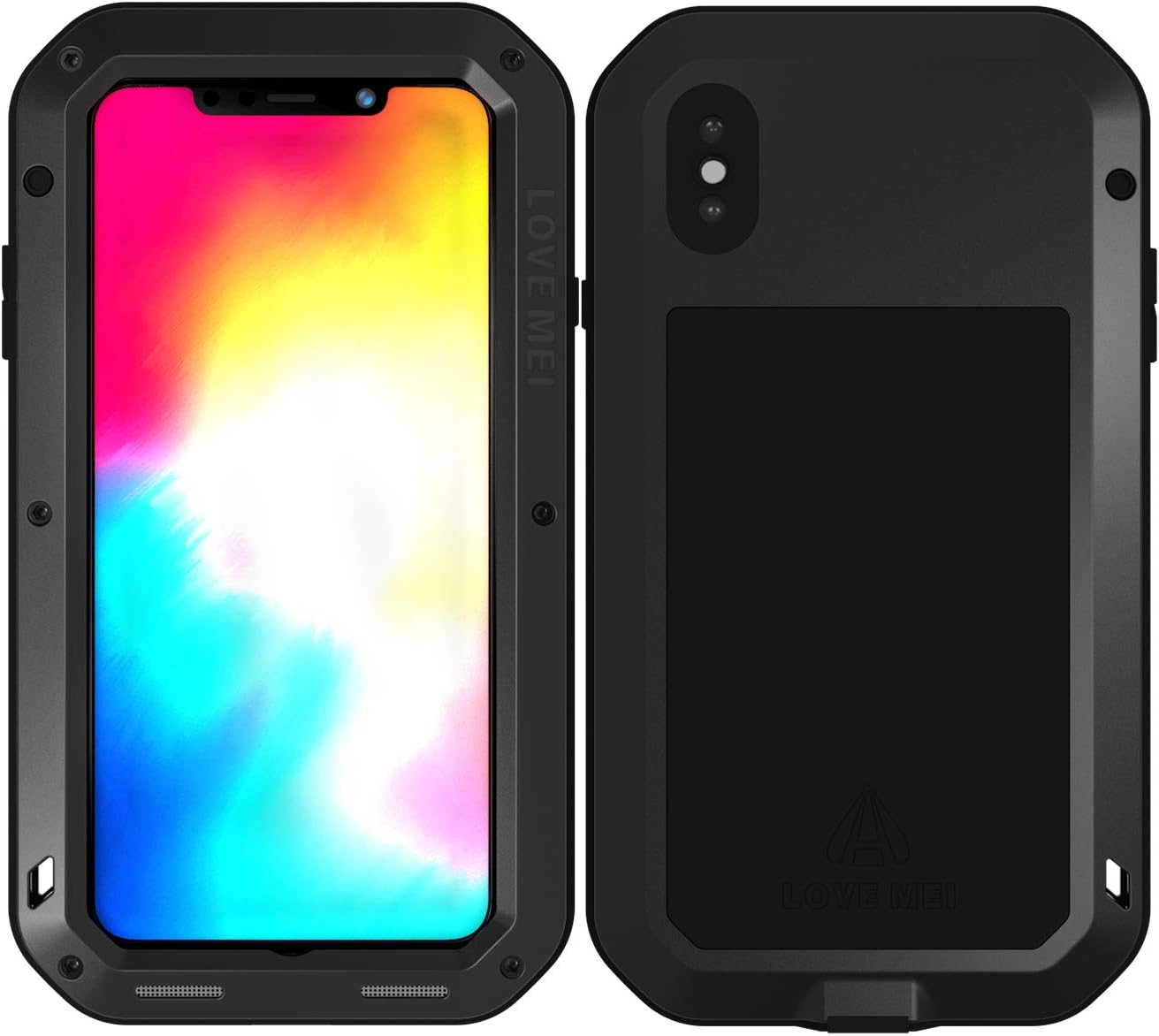 Amazon Com Love Mei For Iphone Xs Max Case With Screen Protector