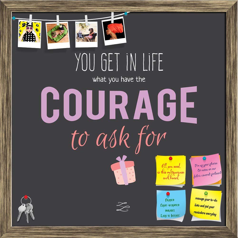 Artzfolio Motivational Quotes Art D7 Printed Bulletin Board Notice Pin Board Soft Board Antique Golden Frame 16inch X 16inch 40 6cms X 40 6cms Amazon In Home Kitchen