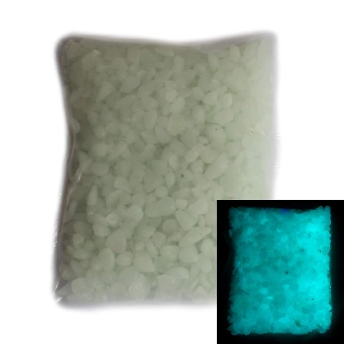 lumentics Premium Nachleuchtsteinchen 4mm - Im Dunkeln leuchtende Dekorsteine, nachleuchtende Farbkörner, Farbgranulate, Leuc