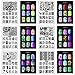 CICI&SISI Nail Stamping Plates Set Jumbo 3 Set of 6 JUMBO Nail Art Polish Stamping Manicure & Pedicure Kits All New Designs with FREE STAMPER & SCRAPER TOOLS SET