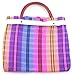 12 Pcs Small Mexican Tote Mercado Bags 7.5 inch by 7.5 inch, Assorted Colors High Thread Mesh - Mini Mexican Mercado Candy Bags