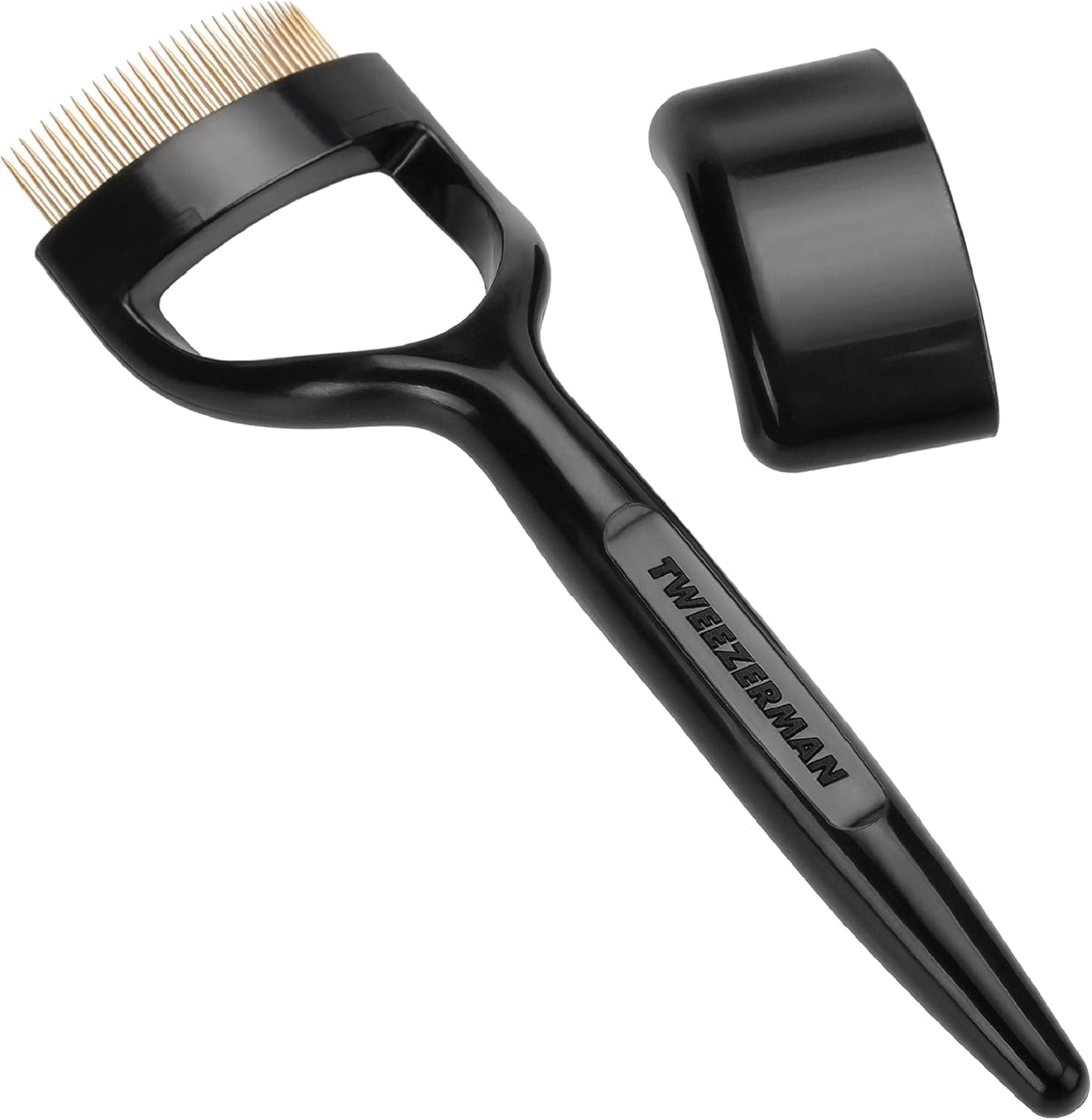 Tweezerman Curl 38° Lashcomb for Almond Shaped Eyes Define, Separate & Remove Excess Mascara (Pack of 1)