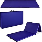 Best Choice Products 10ftx4ftx2in Folding Gym Mat 4-Panel Exercise Gymnastics Aerobics Workout Fitness Floor Mats w/Carrying Handles
