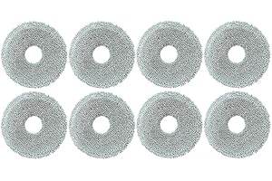 ZHICHENG 8pcs Mop cloth For xiaomi X10+ S20+ B108GL D103CN X20+ C102 X20 Plus X20Max X20Pro D102GL D109GL B113CN C102CN D/reame S50 Pro Ultra X50 Ultra S10 Pro L10S Ultra robot vacuum cleaner
