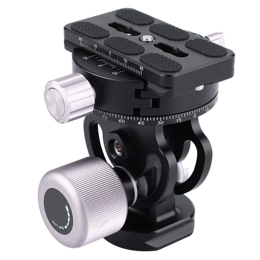 Camera Panoramic Tripod Head Panoramic Photography Head Panoramic Tripod Head VH-10 Panoramic Watching Photography Head for Telephoto Video Shooting Tripod Accessories