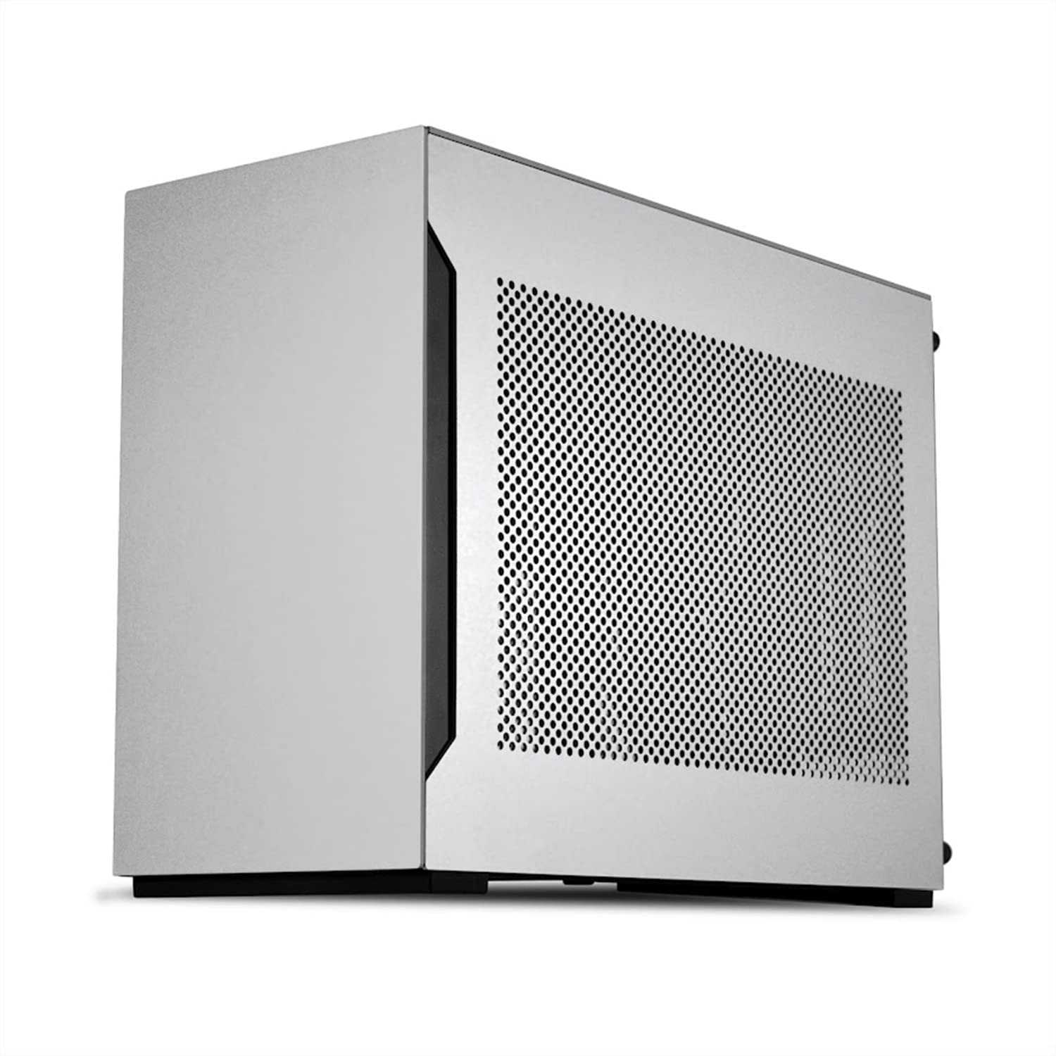 Lian Li A4-H2O Small Case - Mini ITX - Aluminum Exterior & SPCC Steel Interior - PCIe 4.0 - Easy AIO Installation - Supports SFX/SFX-L Power Supply (A4-H2O A4 SILVER)