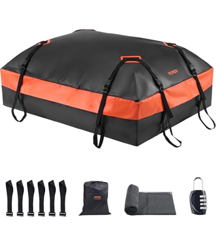 Car Rooftop Cargo Carrier Bag, 30 Cubic Feet Car Roof Soft - View #7
