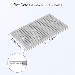 LeMotech 2pc Mounting Plate for Junction Box, ABS