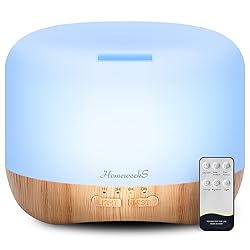 Homeweeks 300ml Essential Oil Diffuser, Quiet