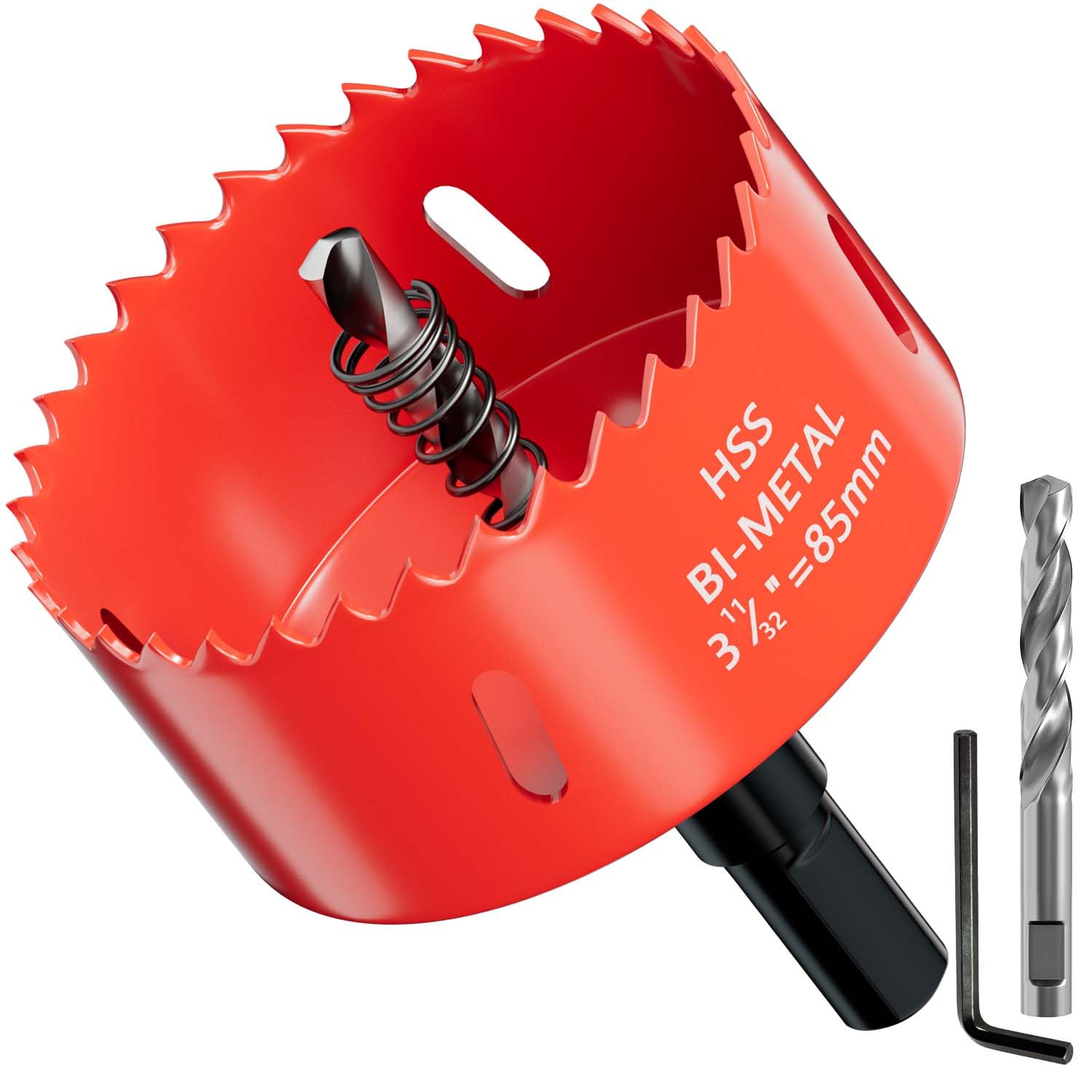 GARHWAL Bi-Metal Hole Saws - 85mm Wood Cutter, Metal Hole Saw, Circular Cutter for Walls, Core Drill Bit - Fast Cutting with Long-Lasting Blades for Plumbing, Conduits, Kitchens, Bathrooms, and More — image 1