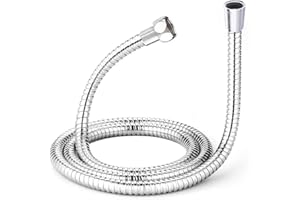 VASLON Copper Head Shower Hose Stainless Steel Extra Long Shower Head Hose Bathroom Handheld Showerhead Sprayer Extension Rep