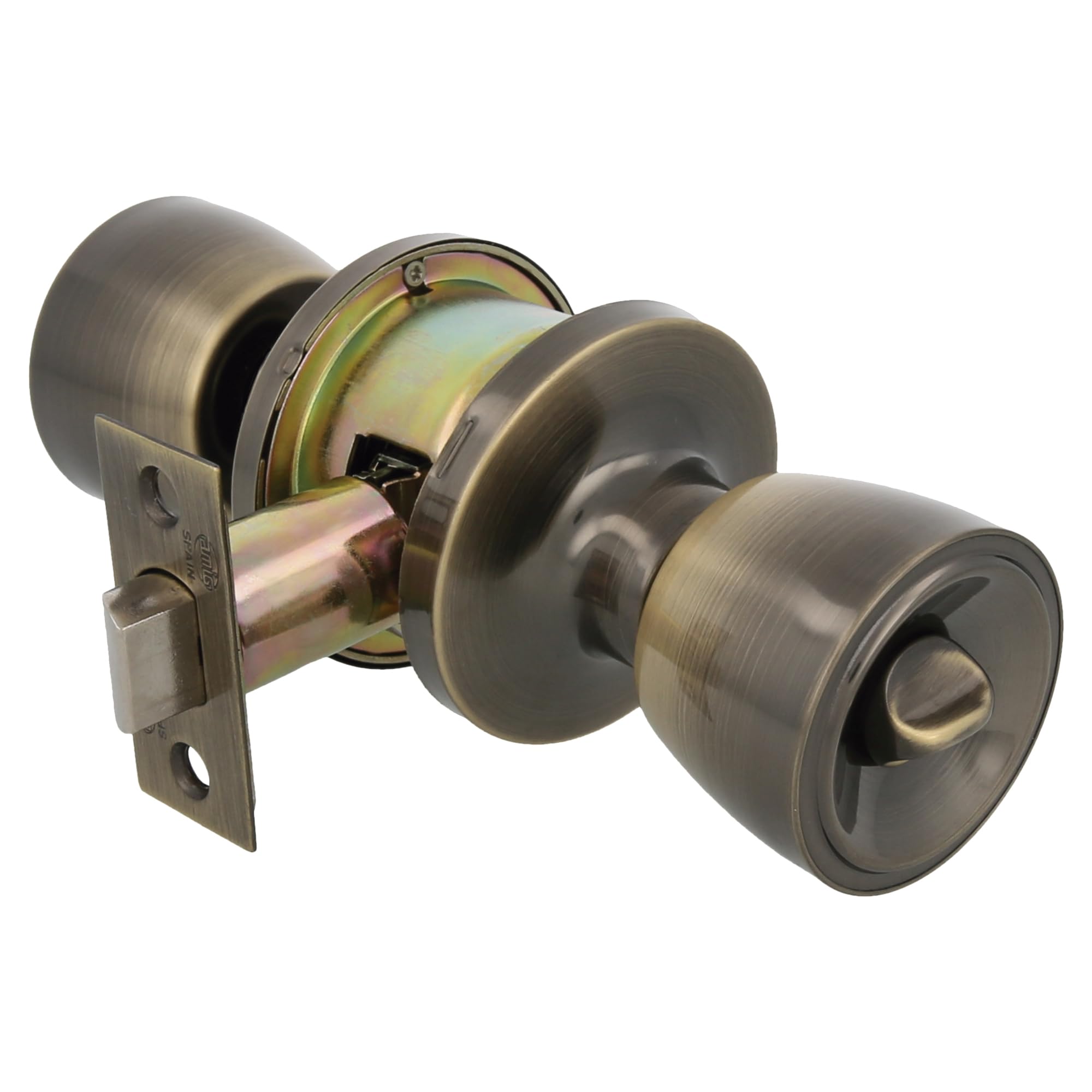 Amig Mod. 602 – Set of Buttons | Laton Leather | 18.5 x 8 cm | Includes Door Lock | Private Function | External Emergency Device and Internal Lock | Door from 35-45 mm